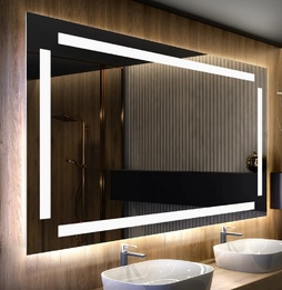 Зеркало с подсветкой в ванную комнату Фетида